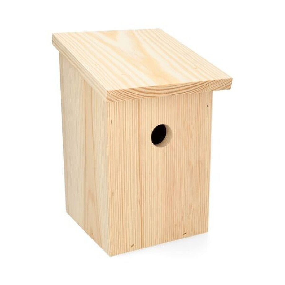 Nestkast voor winterkoning, grenenhout, 17 x 19 x 27 cm Nestkast voor winterkoning, grenenhout, 17 x 19 x 27 cm afbeelding