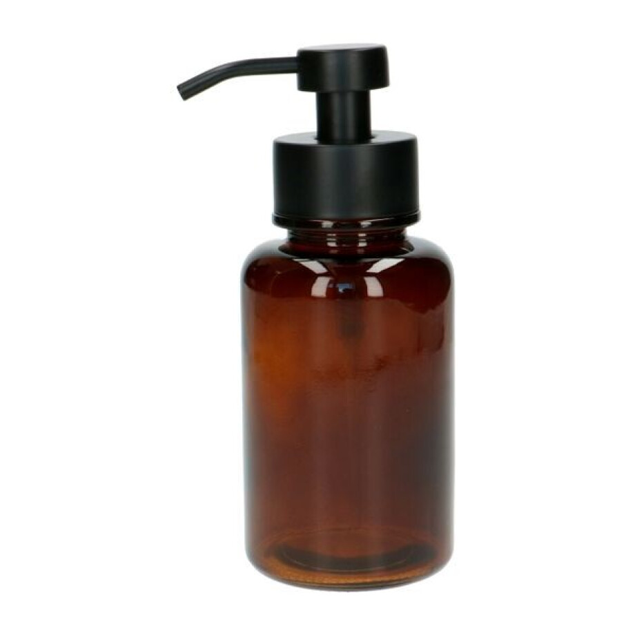 Schuim zeeppomp, bruin glas, 400 ml Schuim zeeppomp, bruin glas, 400 ml afbeelding 1