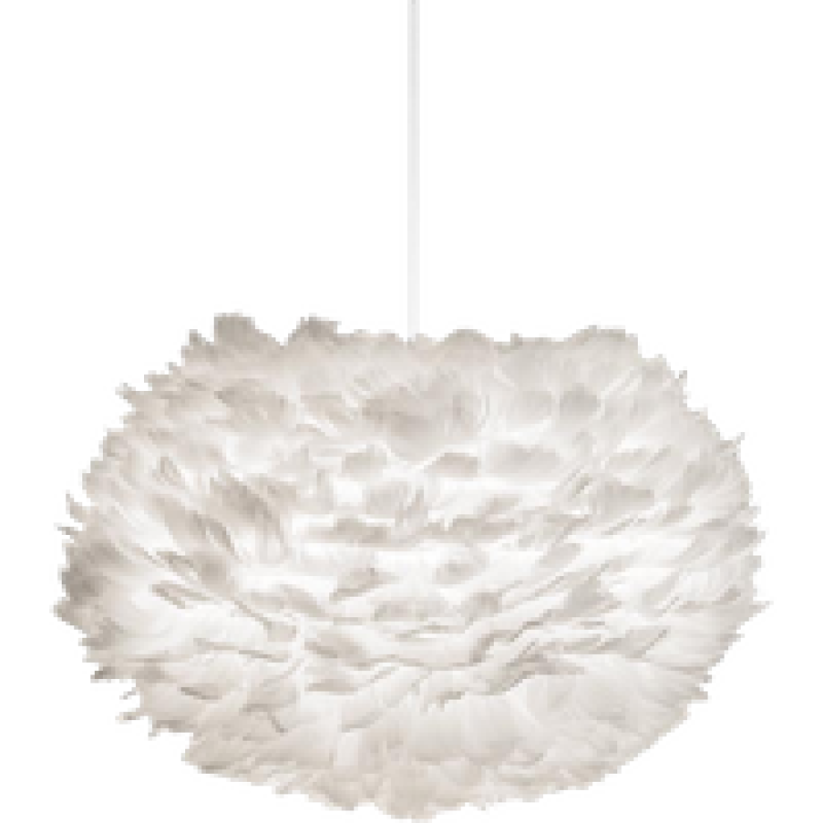 Eos Medium hanglamp white - met koordset wit - Ø 45 cm afbeelding 1