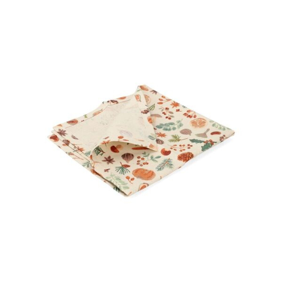 Servet, recycled katoen, specerijen, 40 x 40 cm Servet, recycled katoen, specerijen, 40 x 40 cm afbeelding 1
