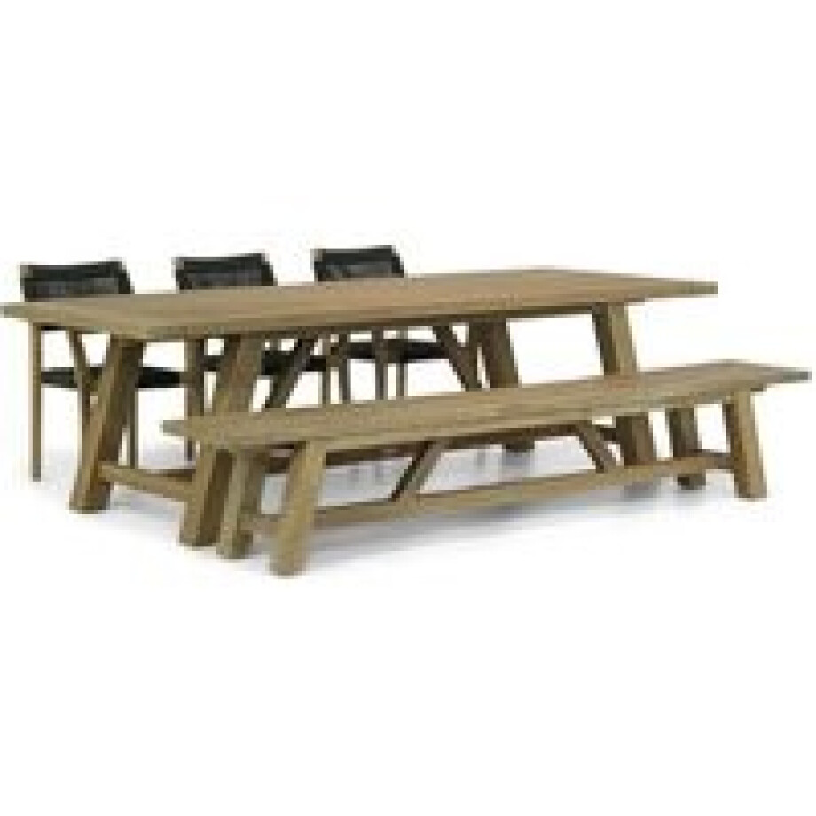 Lifestyle Dallas/Lazio 260 cm dining tuinset 5-delig afbeelding 1