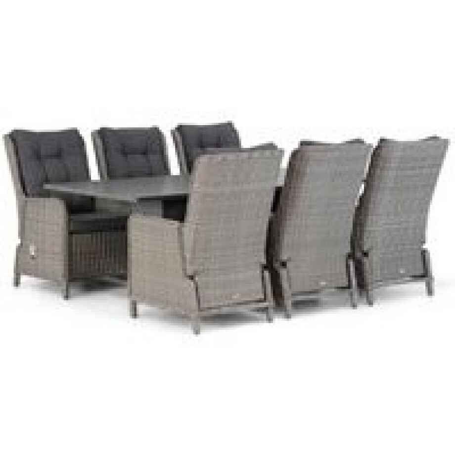 Garden Collections Kingston/Graniet 220 cm dining tuinset 7-delig Garden Collections Kingston/Graniet 220 cm dining tuinset 7-delig afbeelding 1