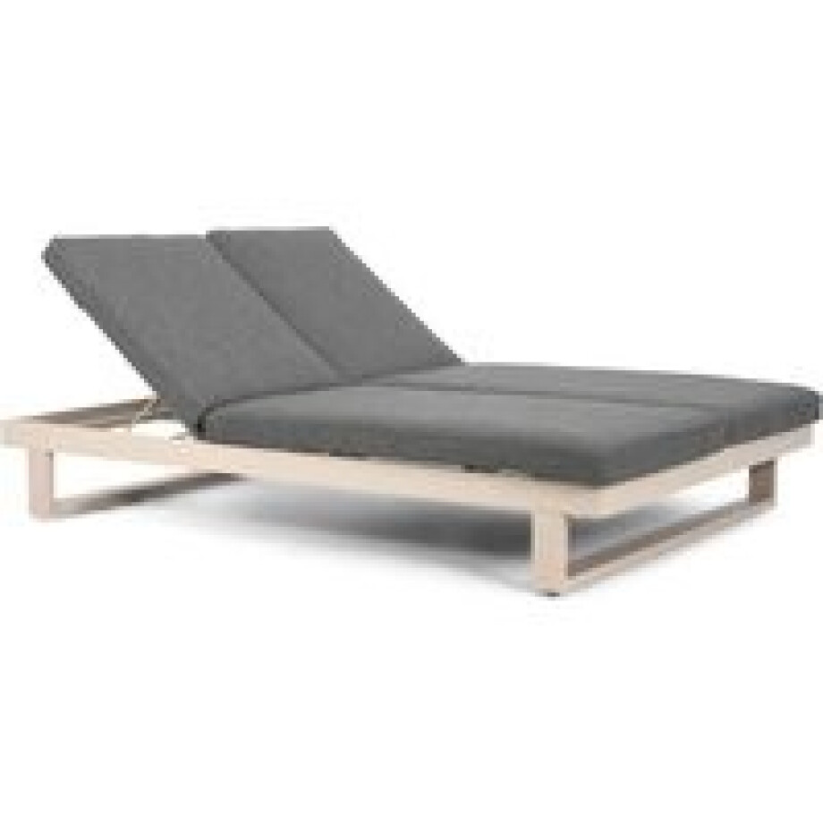 Lifestyle Massimo ligbed met kussen loft/dark grey afbeelding 1