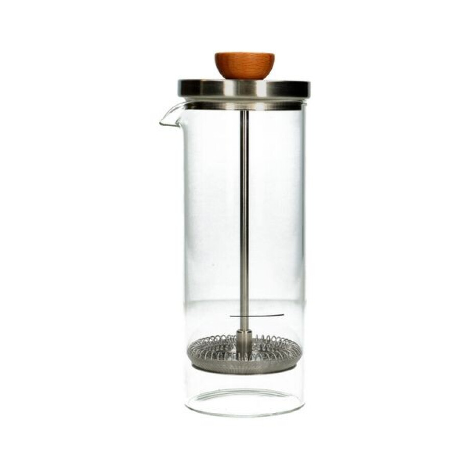 Melkopschuimer, glas en roetsvrijstaal, 300 ml afbeelding 