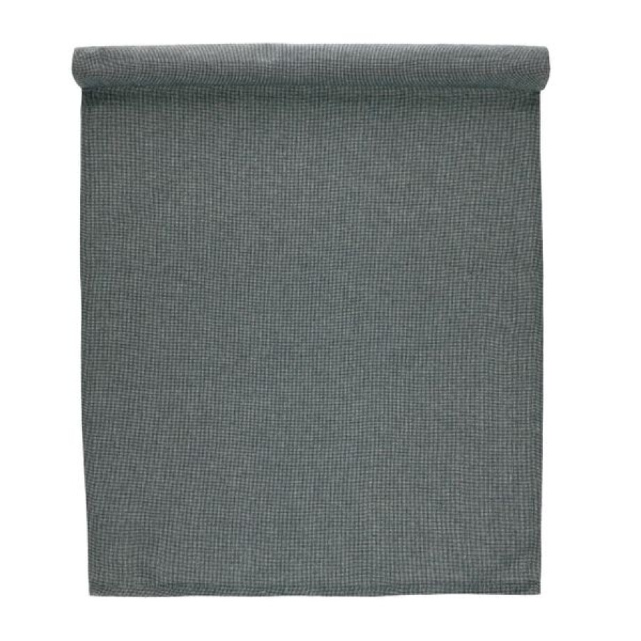 Tafelloper, GOTS bio-katoen, antraciet, 50 x 150 cm afbeelding 1