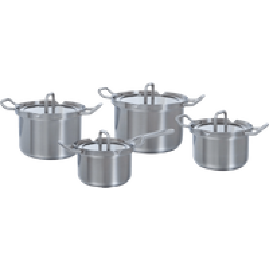 BK Q-linair Master Glas Pannenset 4-delig BK Q-linair Master Glas Pannenset 4-delig afbeelding