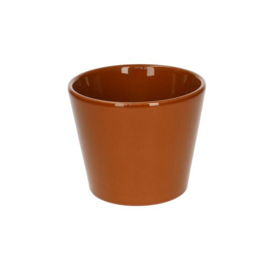 Bloempot, aardewerk, terracotta kleur, Ø12 cm afbeelding 1