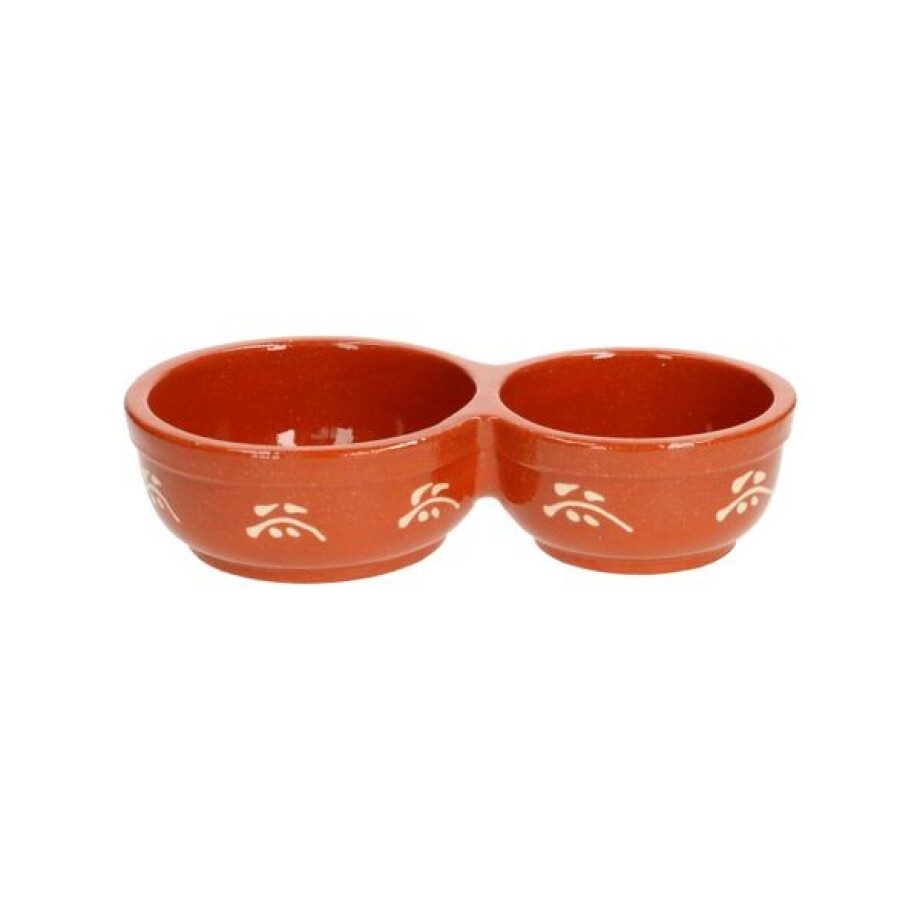 Olijfschaaltje met takjes, terracotta Olijfschaaltje met takjes, terracotta afbeelding 1