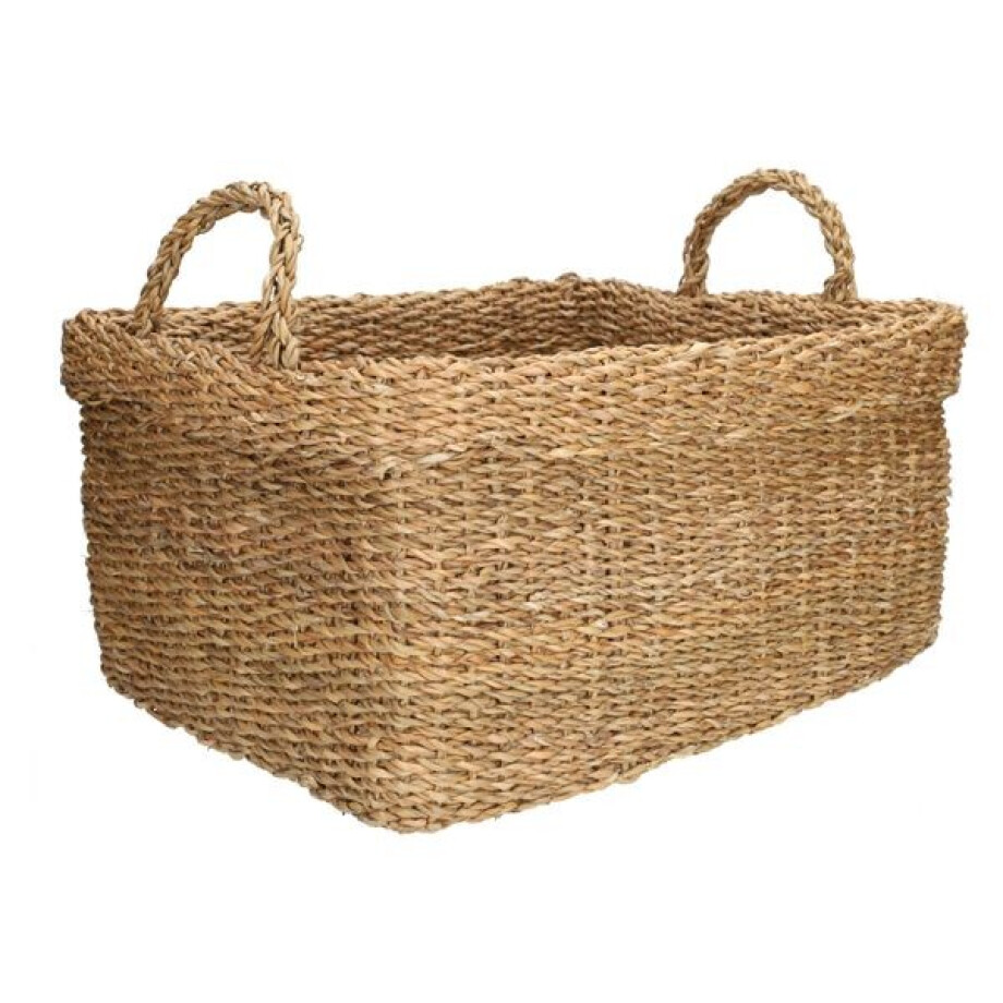 Mand, zeegras, rechthoekig, groot Mand, zeegras, rechthoekig, groot afbeelding 1