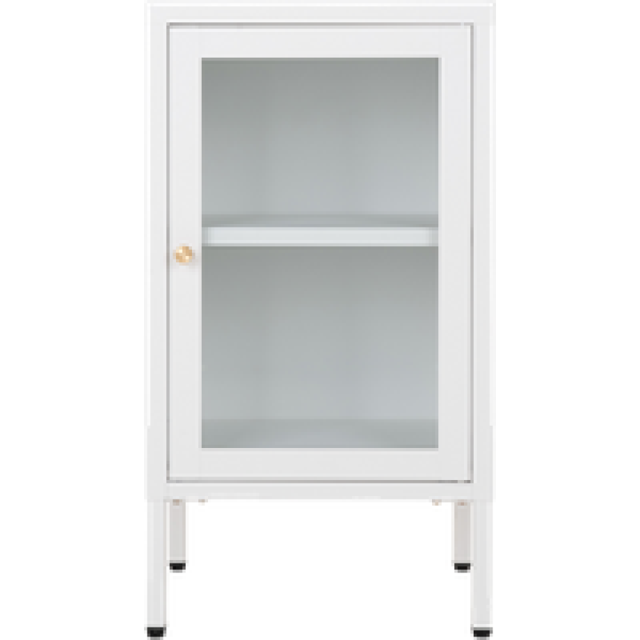 James cabinet metalen opbergkast wit - 38 x 70 cm afbeelding 1