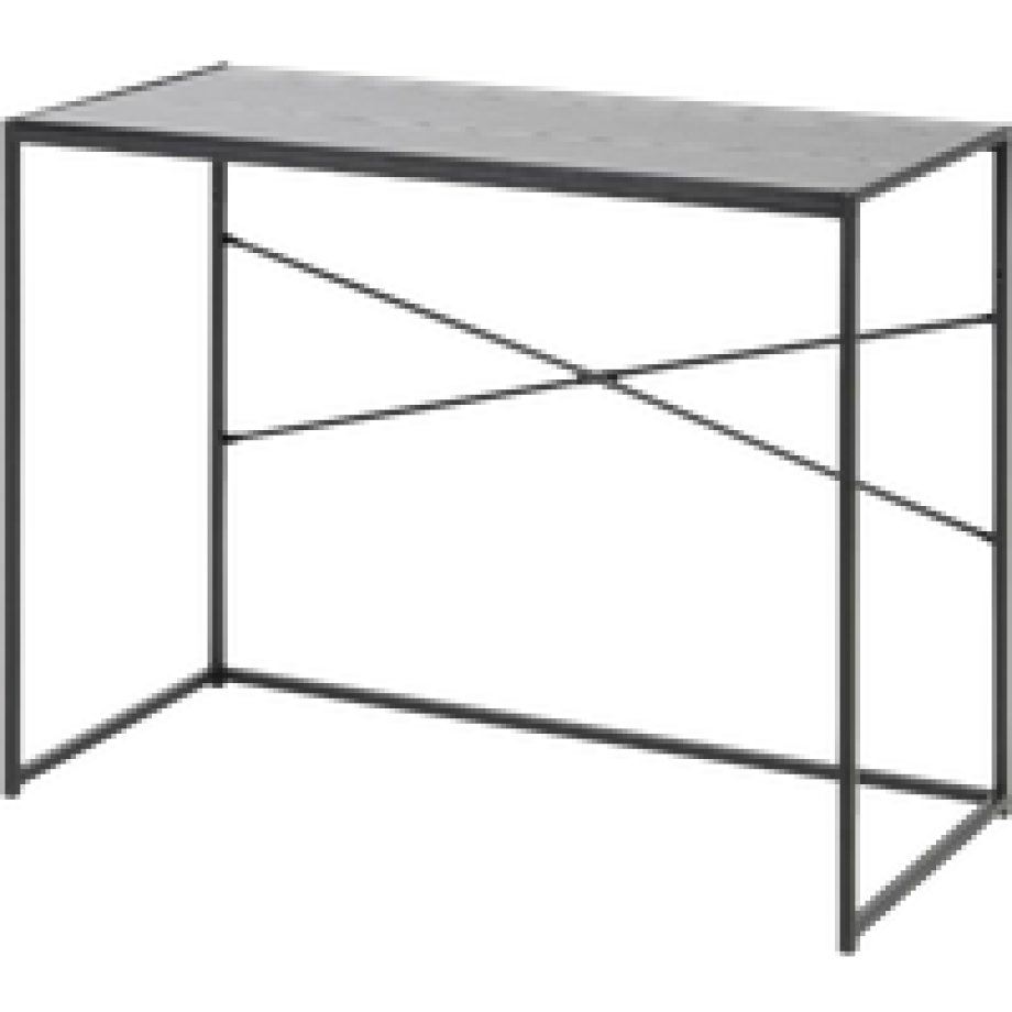 Vic houten bureau zwart - 100 x 45 cm afbeelding 1