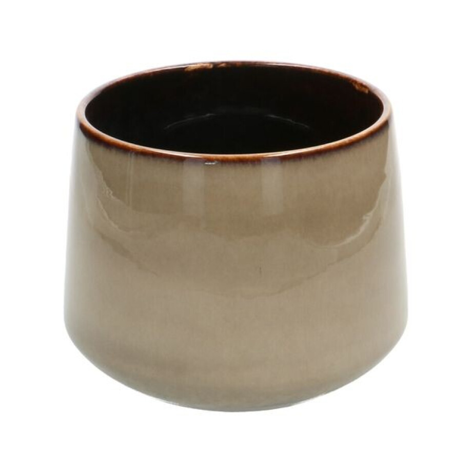 Bloempot 'Juul', aardewerk, zand, Ø 17 cm Bloempot 'Juul', aardewerk, zand, Ø 17 cm afbeelding 1