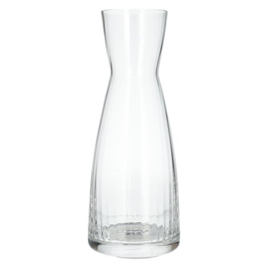 Karaf, kristalglas, geribbeld, 500 ml Karaf, kristalglas, geribbeld, 500 ml afbeelding