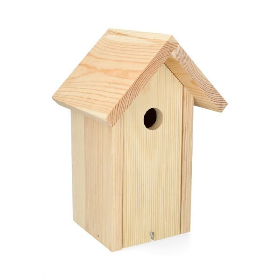 Nestkast pimpelmees, grenenhout, 15 x 18 x 27 cm Nestkast pimpelmees, grenenhout, 15 x 18 x 27 cm afbeelding