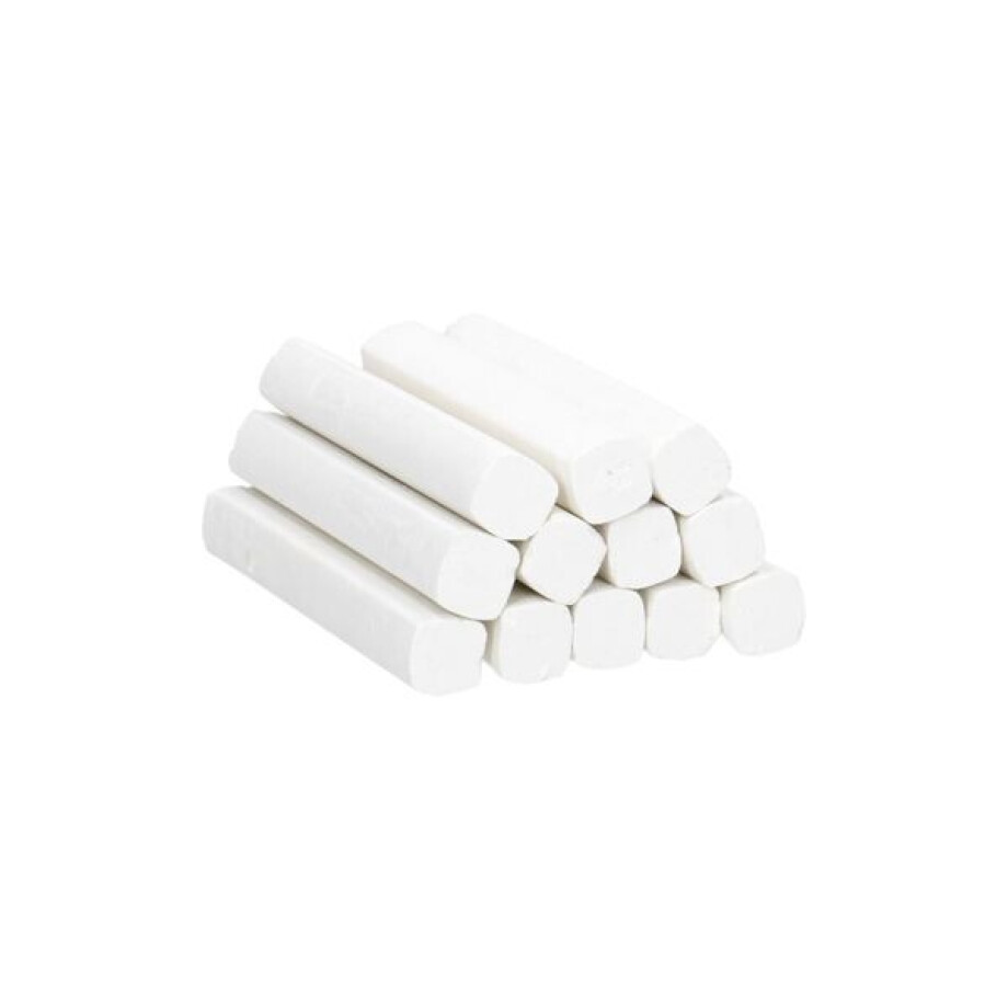 Schoolbordkrijt, 12 stuks, wit afbeelding 1