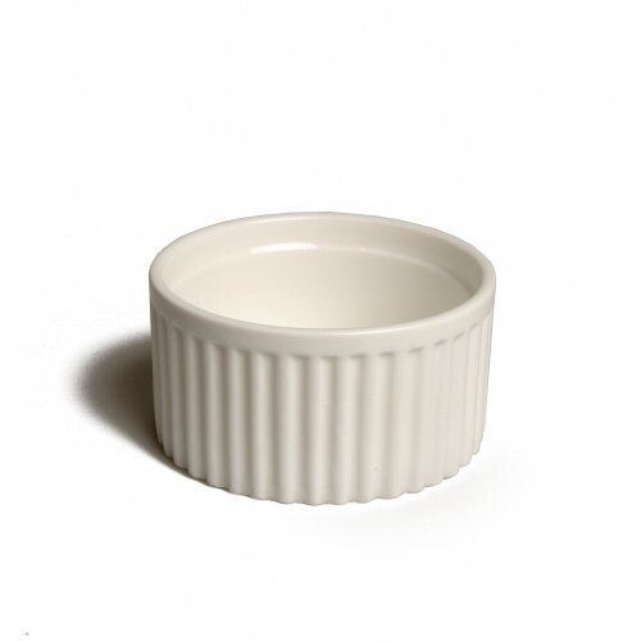 Souffléschaaltje/ ramekin, porselein, Ø 8 cm afbeelding 1