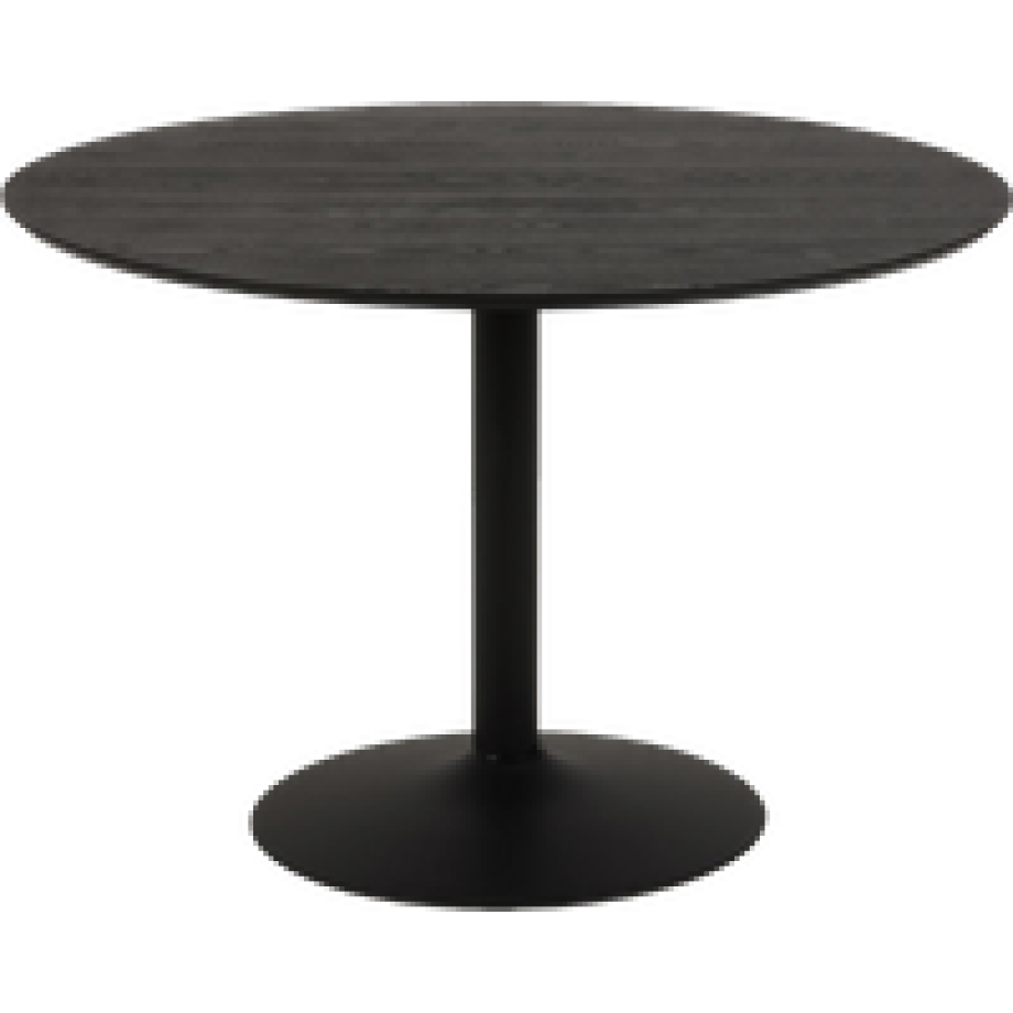 Vino houten eettafel zwart - Ø 110 cm afbeelding 1