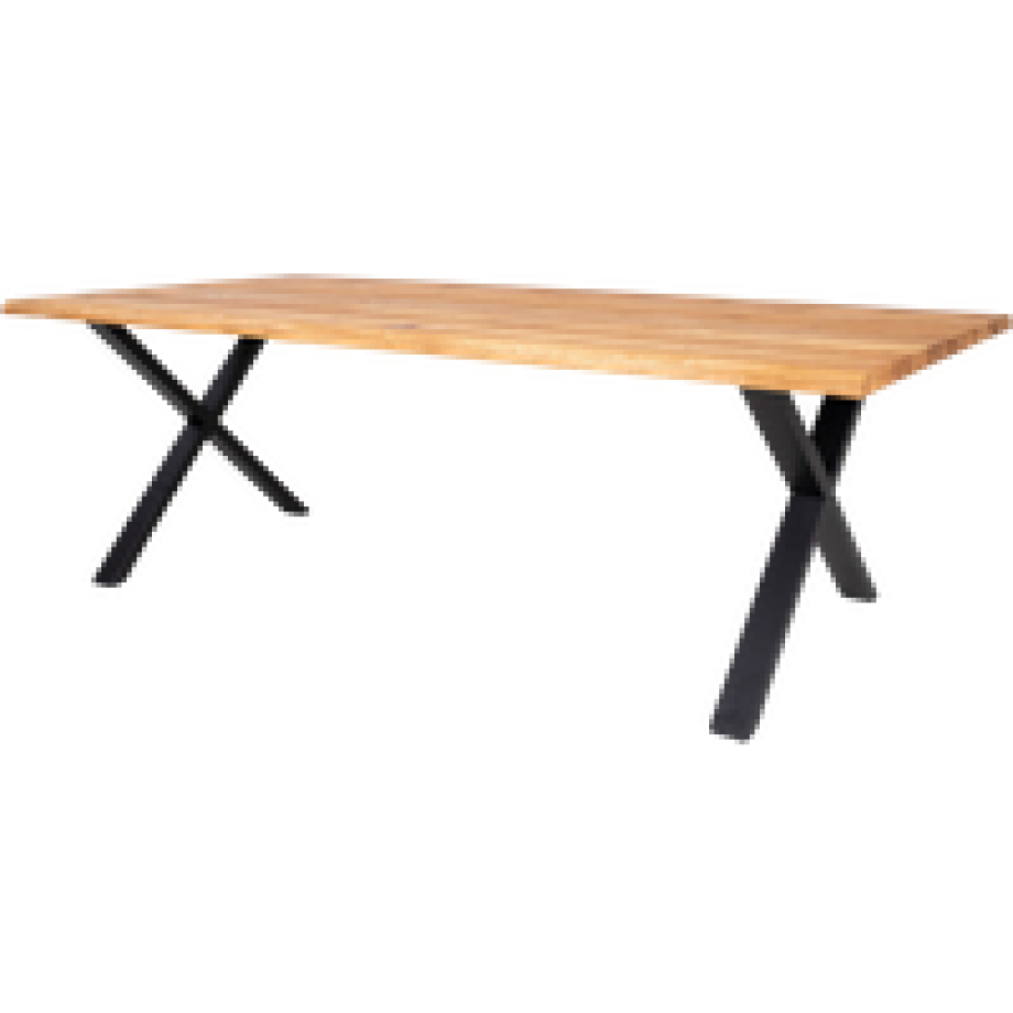 Fendi eikenhouten eettafel naturel - 240 x 95 cm afbeelding 1