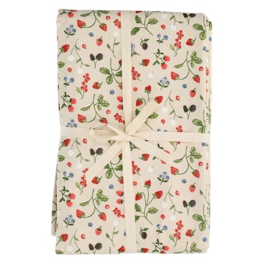 Tafelkleed, GOTS bio-katoen, rood fruit, 145 x 300 cm Tafelkleed, GOTS bio-katoen, rood fruit, 145 x 300 cm afbeelding