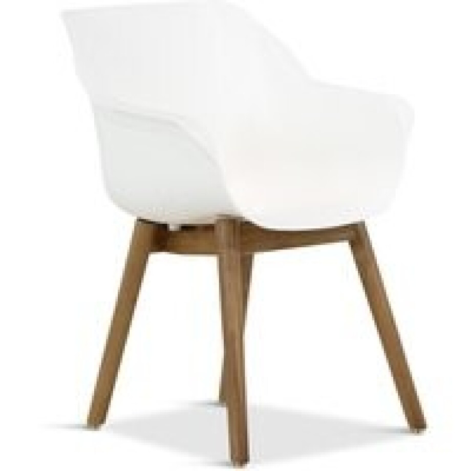 Hartman Sophie dining tuinstoel met teakpoot afbeelding 1