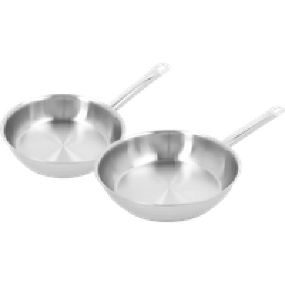 Demeyere Cosi 3 RVS Koekenpannenset 24 + 28 cm Demeyere Cosi 3 RVS Koekenpannenset 24 + 28 cm afbeelding