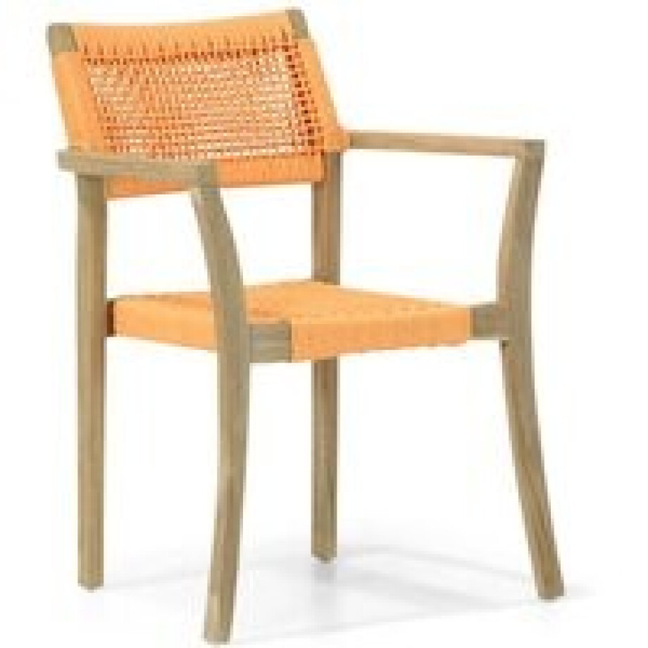 Lifestyle Dallas dining tuinstoel rope stapelbaar Lifestyle Dallas dining tuinstoel rope stapelbaar afbeelding 1