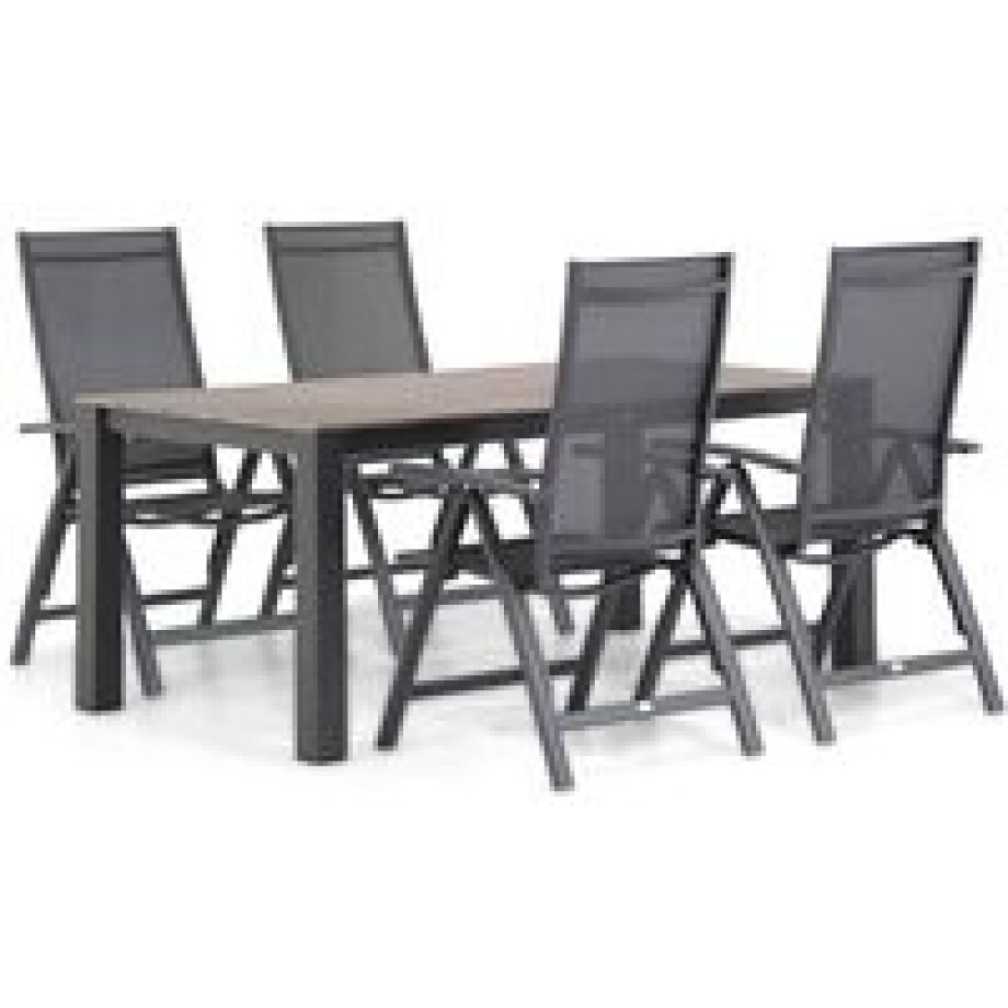 Presto Donato/Valley 180 cm dining tuinset 5-delig afbeelding 1