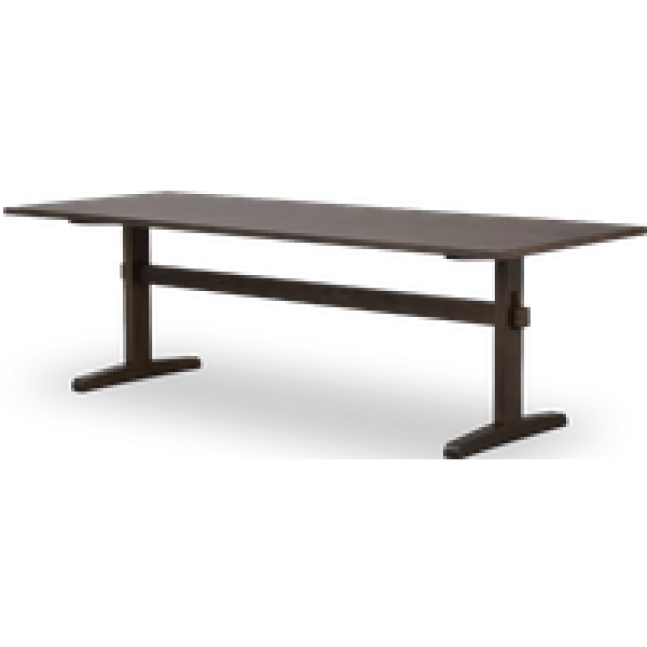 Westville houten verlengbare eettafel - 240 x 95 cm afbeelding 1