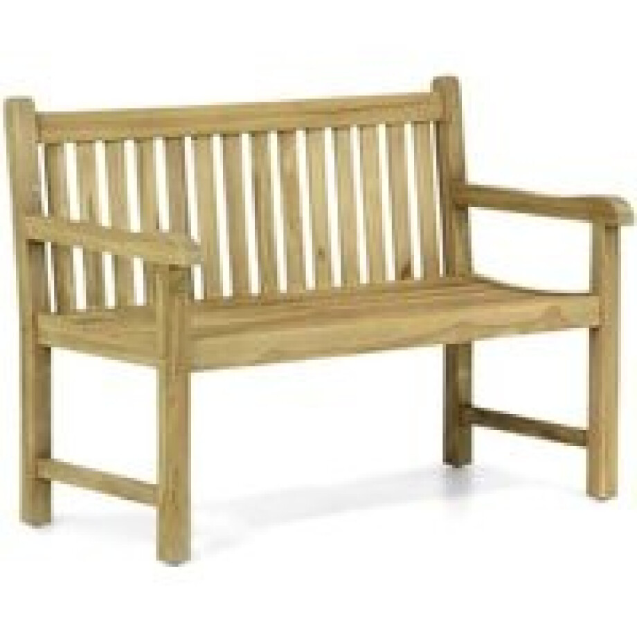 Garden Collections Preston tuinbank teak 120 cm Garden Collections Preston tuinbank teak 120 cm afbeelding 1