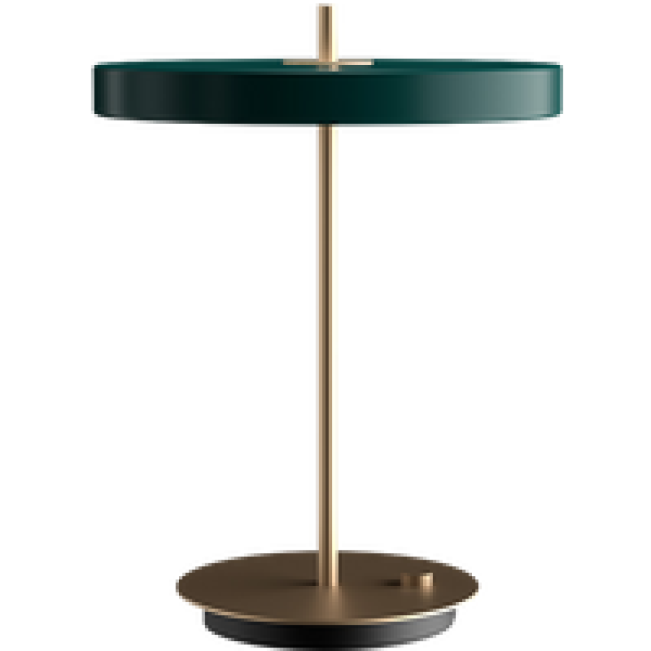 Asteria table forest green - Ø 31 x 41,5 cm afbeelding 1