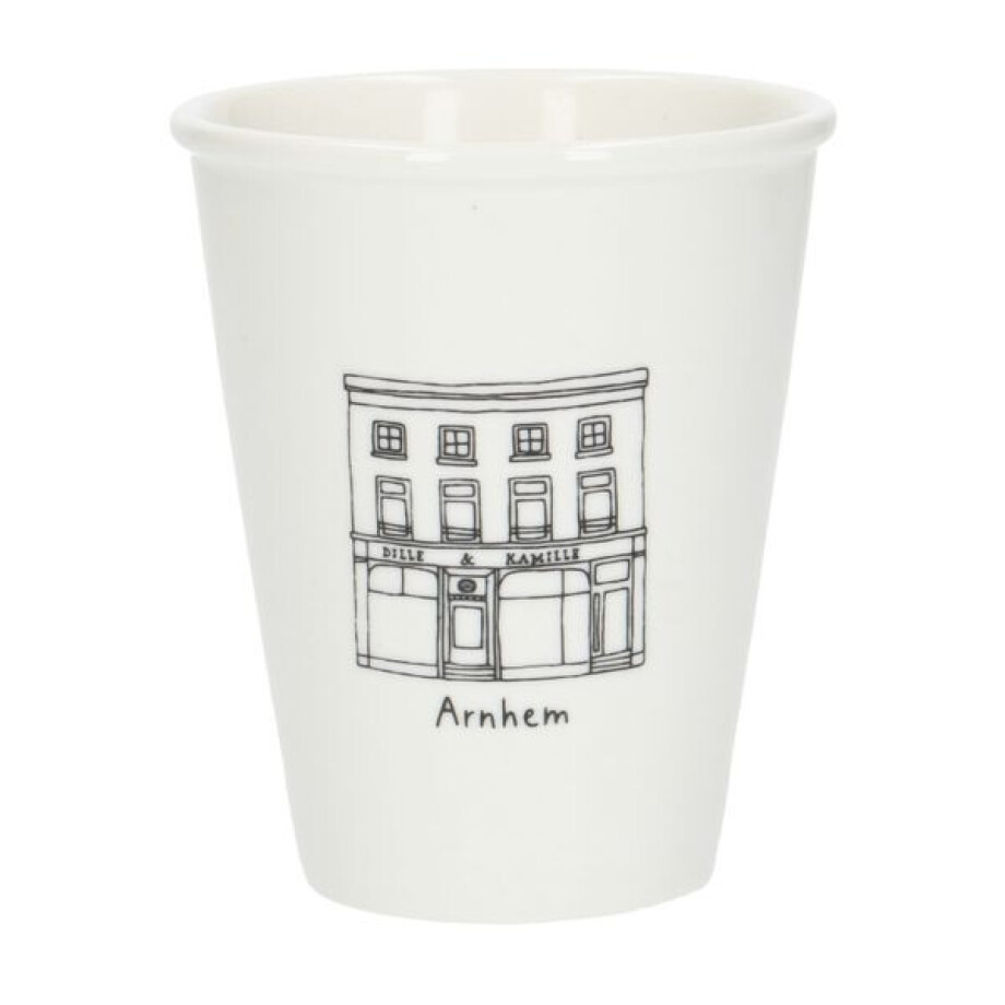 Gevel mok, Arnhem, porselein, 200 ml Gevel mok, Arnhem, porselein, 200 ml afbeelding 1