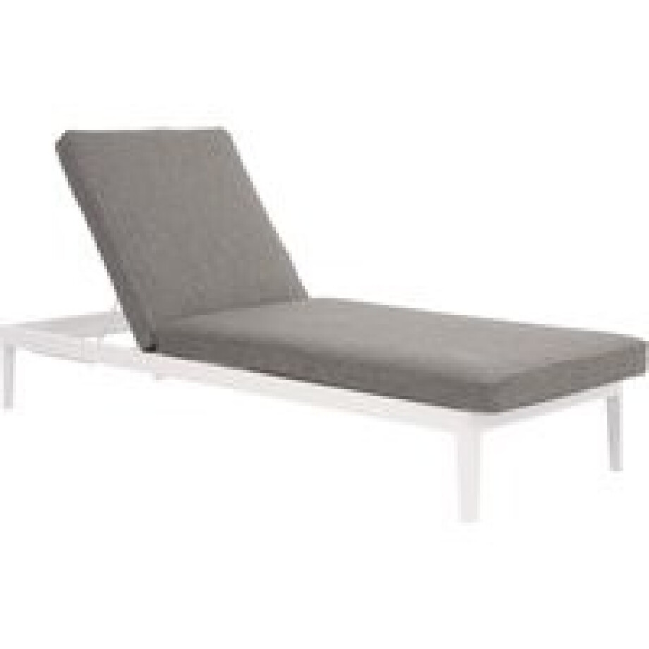 Lifestyle Mateo ligbed met kussen wit/dark grey afbeelding 1