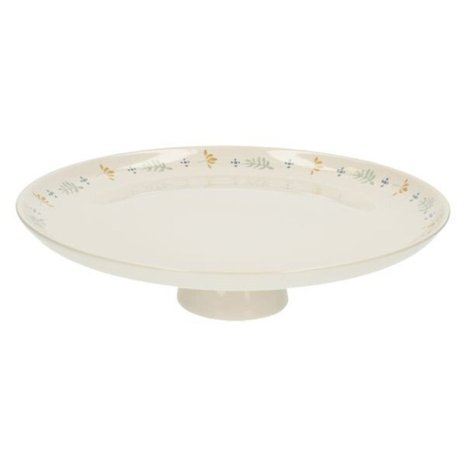 Taartplateau, steengoed, strooitakje, Ø 27 cm afbeelding 1
