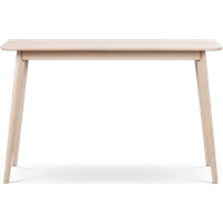 Yumi houten bureau whitewash - 120 x 40 cm afbeelding 1