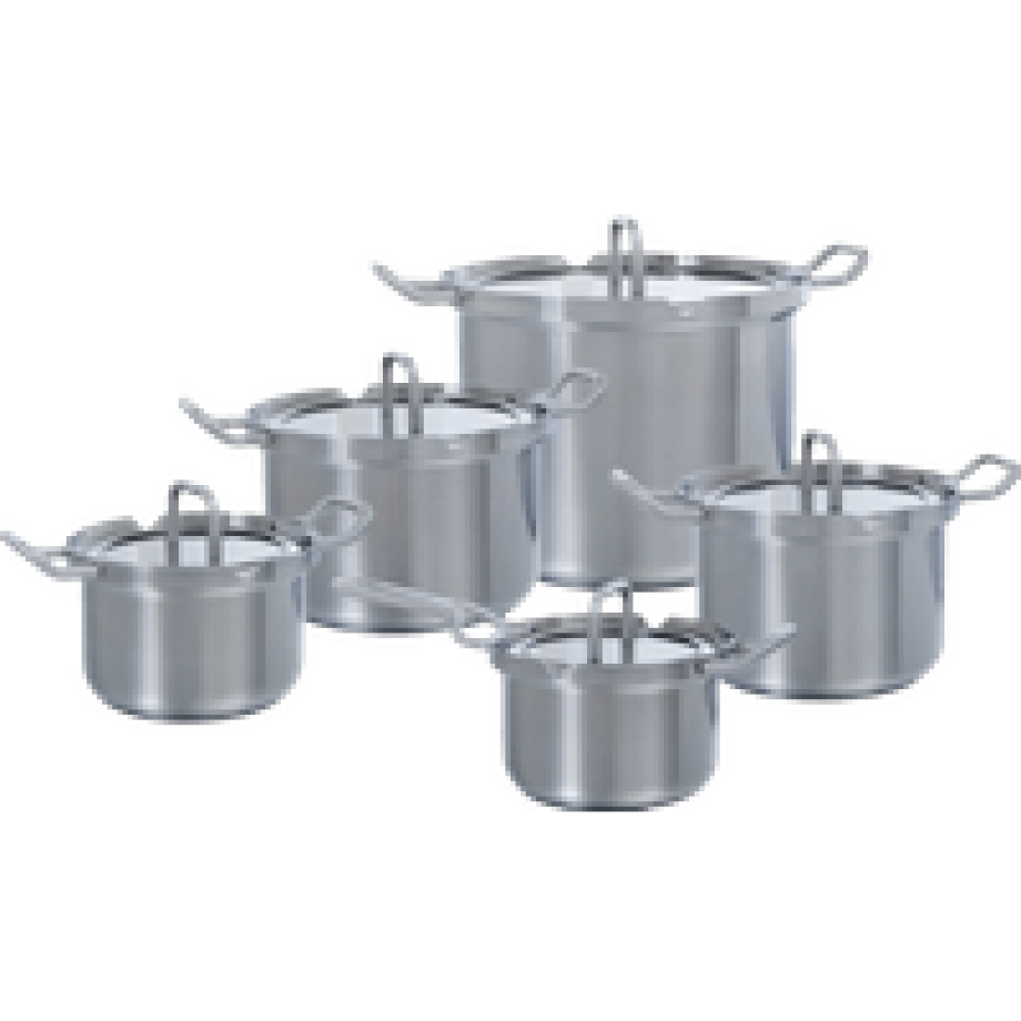 BK Q-linair Master Glas Pannenset 5-delig afbeelding 