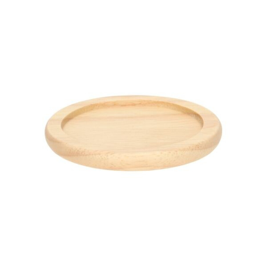 Onderzetter rond, rubberhout, Ø 9,5 cm afbeelding 1