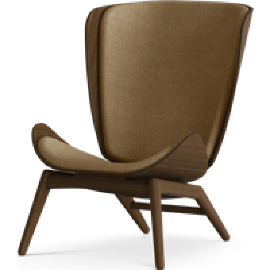 The Reader houten fauteuil donker eiken - Sugar Brown afbeelding 