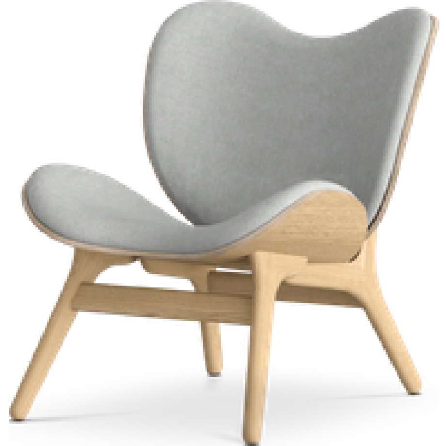 A Conversation Piece naturel houten fauteuil Sterling afbeelding 