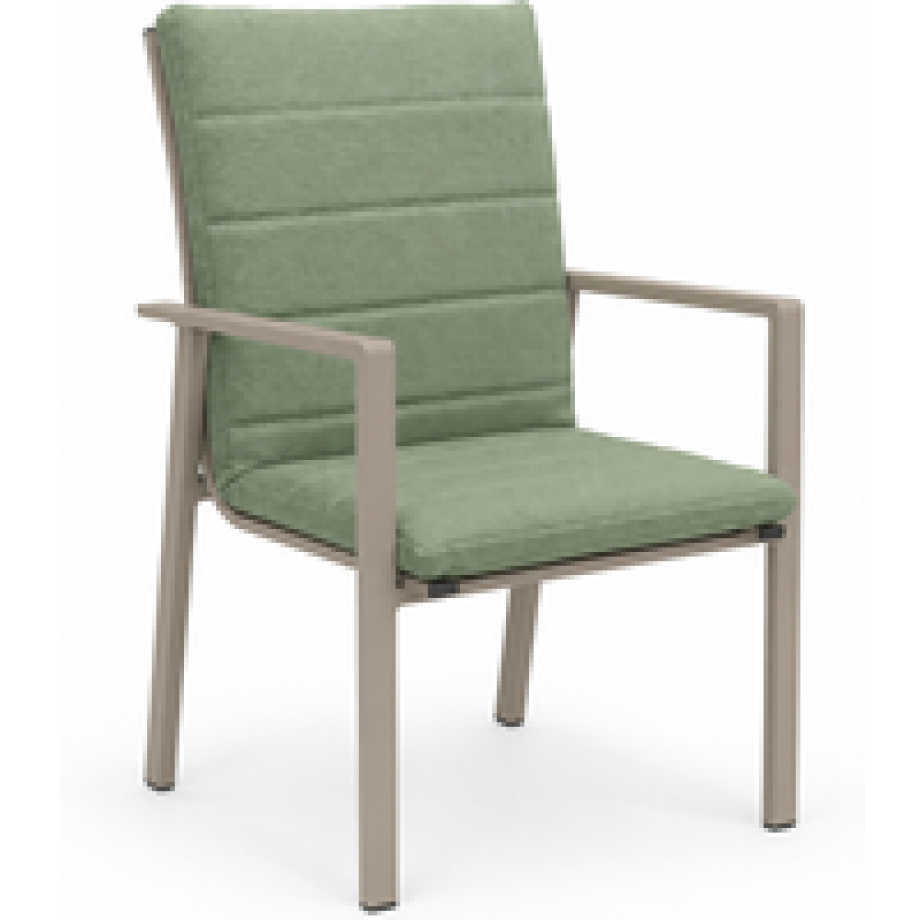 Lifestyle Timo dining tuinstoel loft/moss green Lifestyle Timo dining tuinstoel loft/moss green afbeelding 1