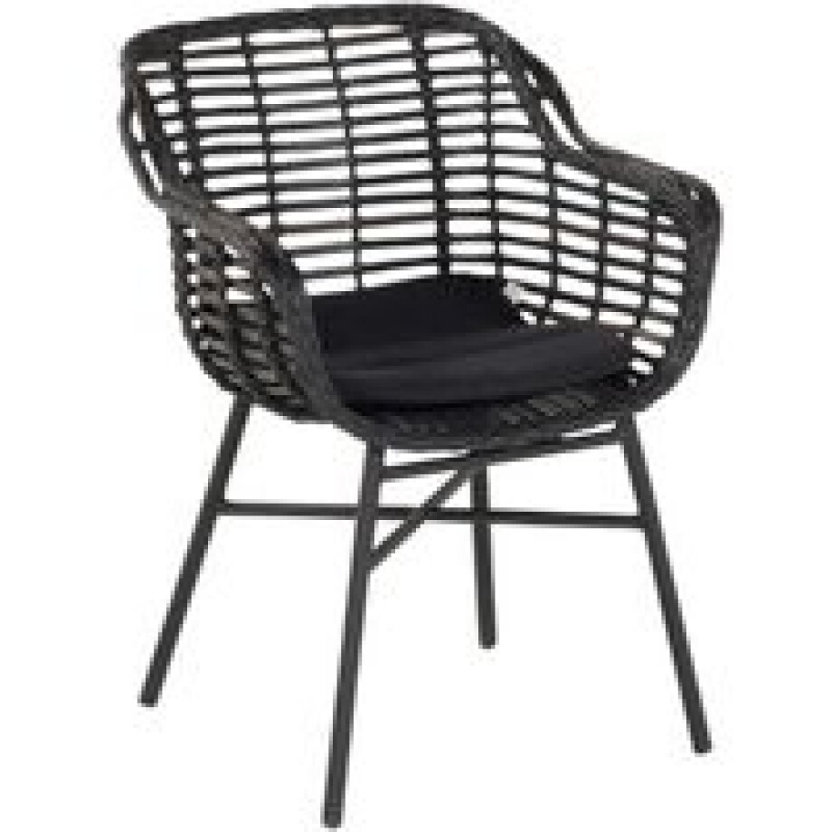 Hartman Cecilia dining tuinstoel Puma Black Hartman Cecilia dining tuinstoel Puma Black afbeelding 1