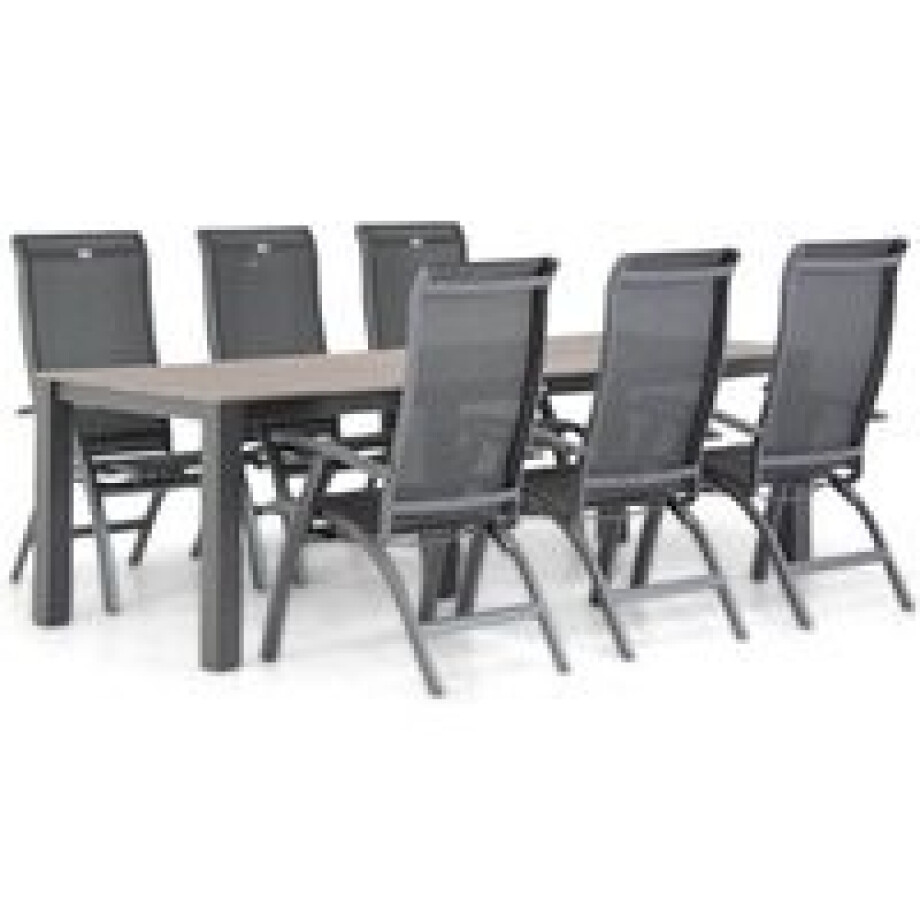 Hartman Summerland/Valley 240 cm dining tuinset 7-delig Hartman Summerland/Valley 240 cm dining tuinset 7-delig afbeelding 1