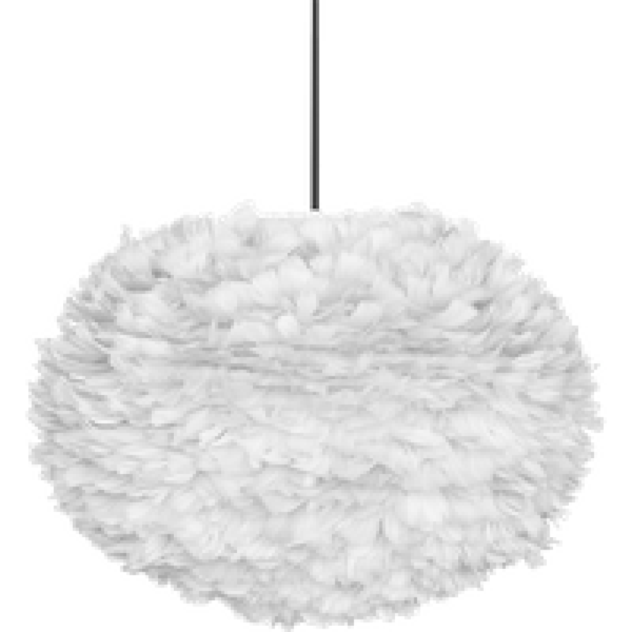 Eos Large hanglamp white - met koordset zwart - Ø 65 cm afbeelding 1