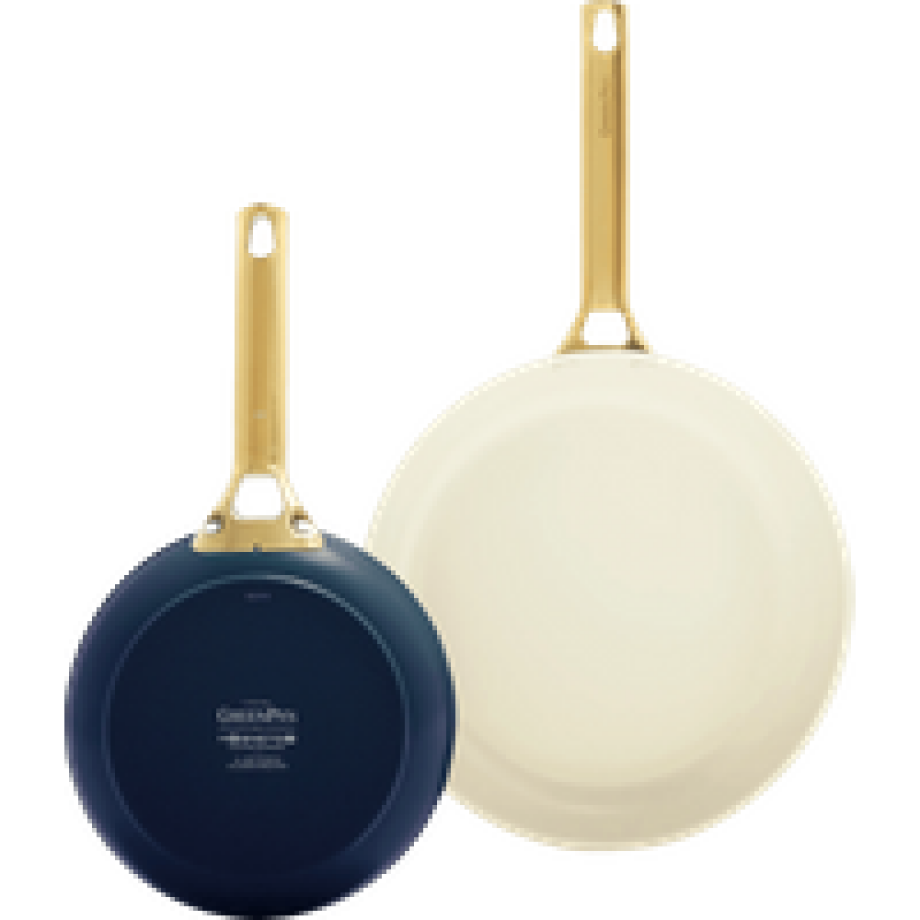 GreenPan Padova Reserve 20 + 26 cm koekenpannenset Oxford Blue GreenPan Padova Reserve 20 + 26 cm koekenpannenset Oxford Blue afbeelding