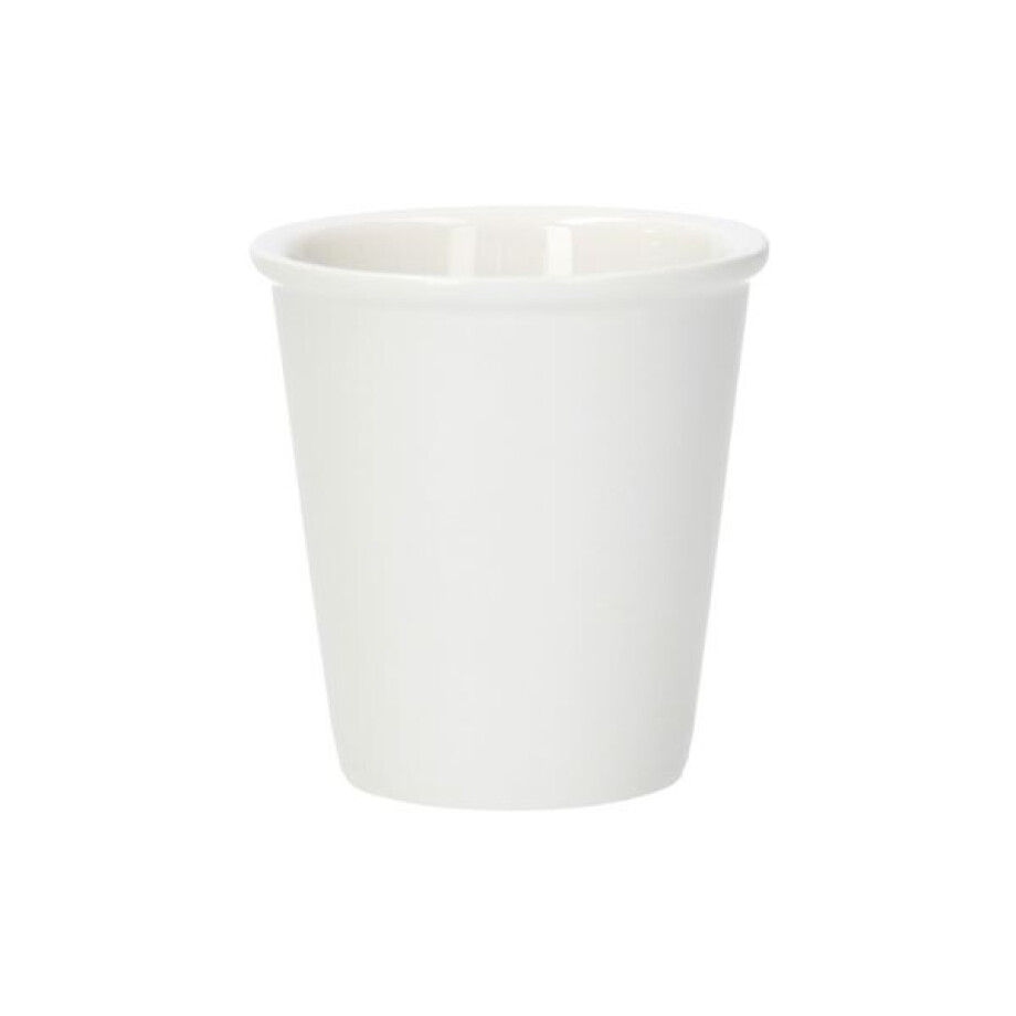 Beker met randje, porselein,Ø7 X 7,5 cm afbeelding 1