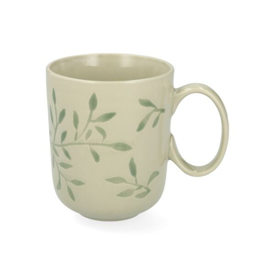 Theemok, steengoed, lichtgroen, takjes, 380 ml Theemok, steengoed, lichtgroen, takjes, 380 ml afbeelding 1