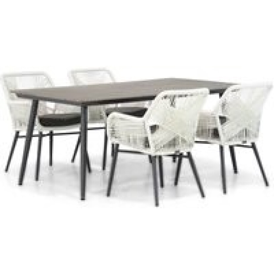 Lifestyle Advance/Matale 180 cm dining tuinset 5-delig afbeelding 1