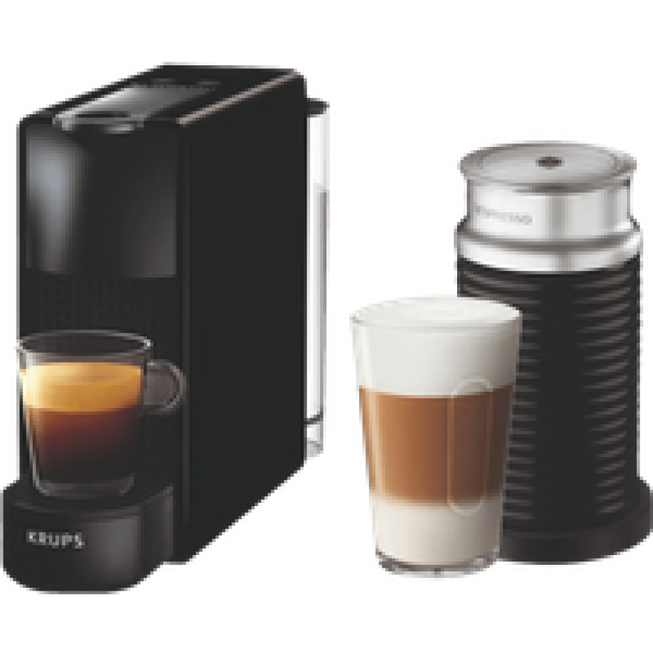 Krups Nespresso Essenza Mini XN1118 Zwart + Melkopschuimer afbeelding 