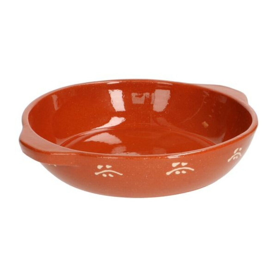 Ovenschaal met takjes, terracotta, Ø 18 cm Ovenschaal met takjes, terracotta, Ø 18 cm afbeelding 1