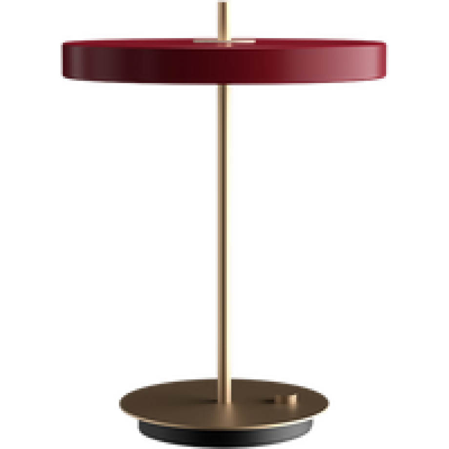 Asteria table ruby red - Ø 31 x 41,5 cm afbeelding 1