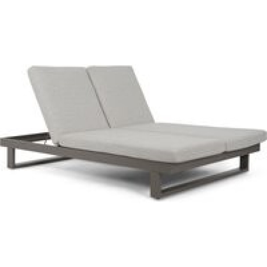 Lifestyle Massimo ligbed met kussen antraciet/sandy Lifestyle Massimo ligbed met kussen antraciet/sandy afbeelding 1